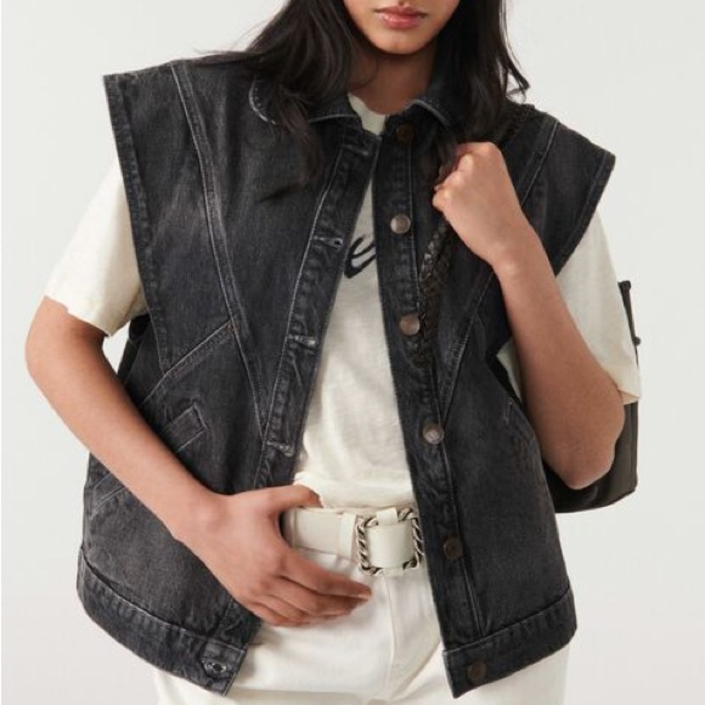 Ba&sh denim vest